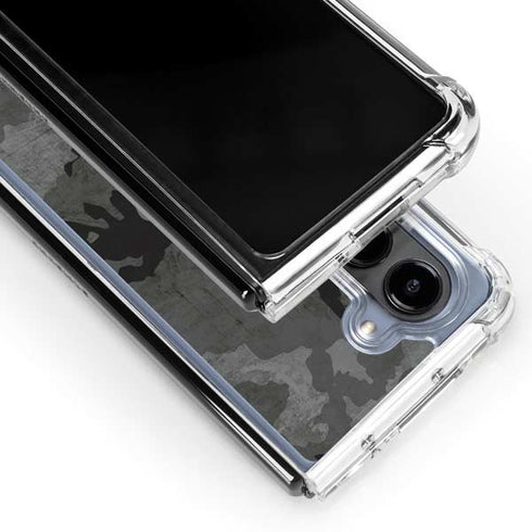 Digital Camo Galaxy Z Fold5 5G Clear Case